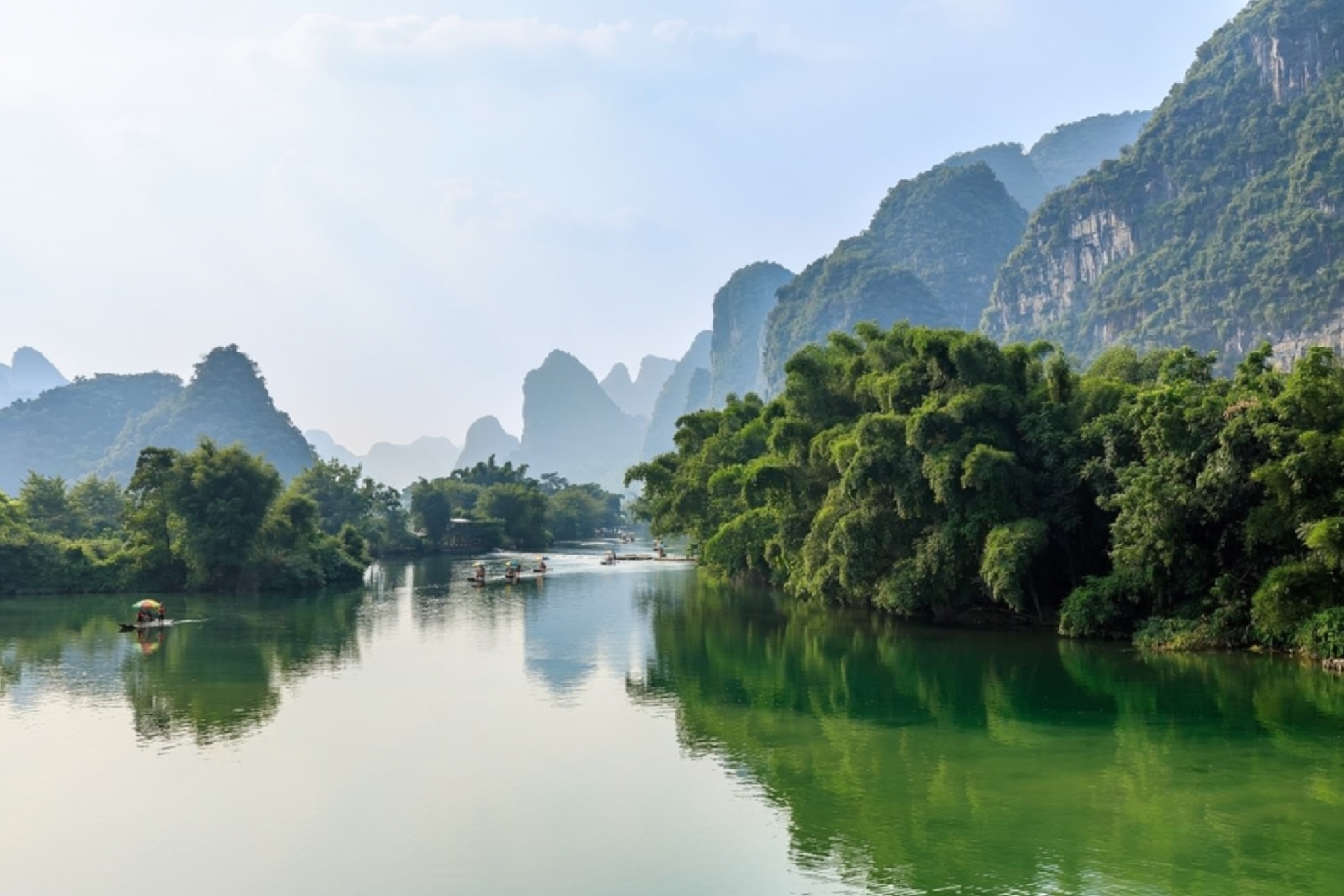 Guilin Li River karst mountains