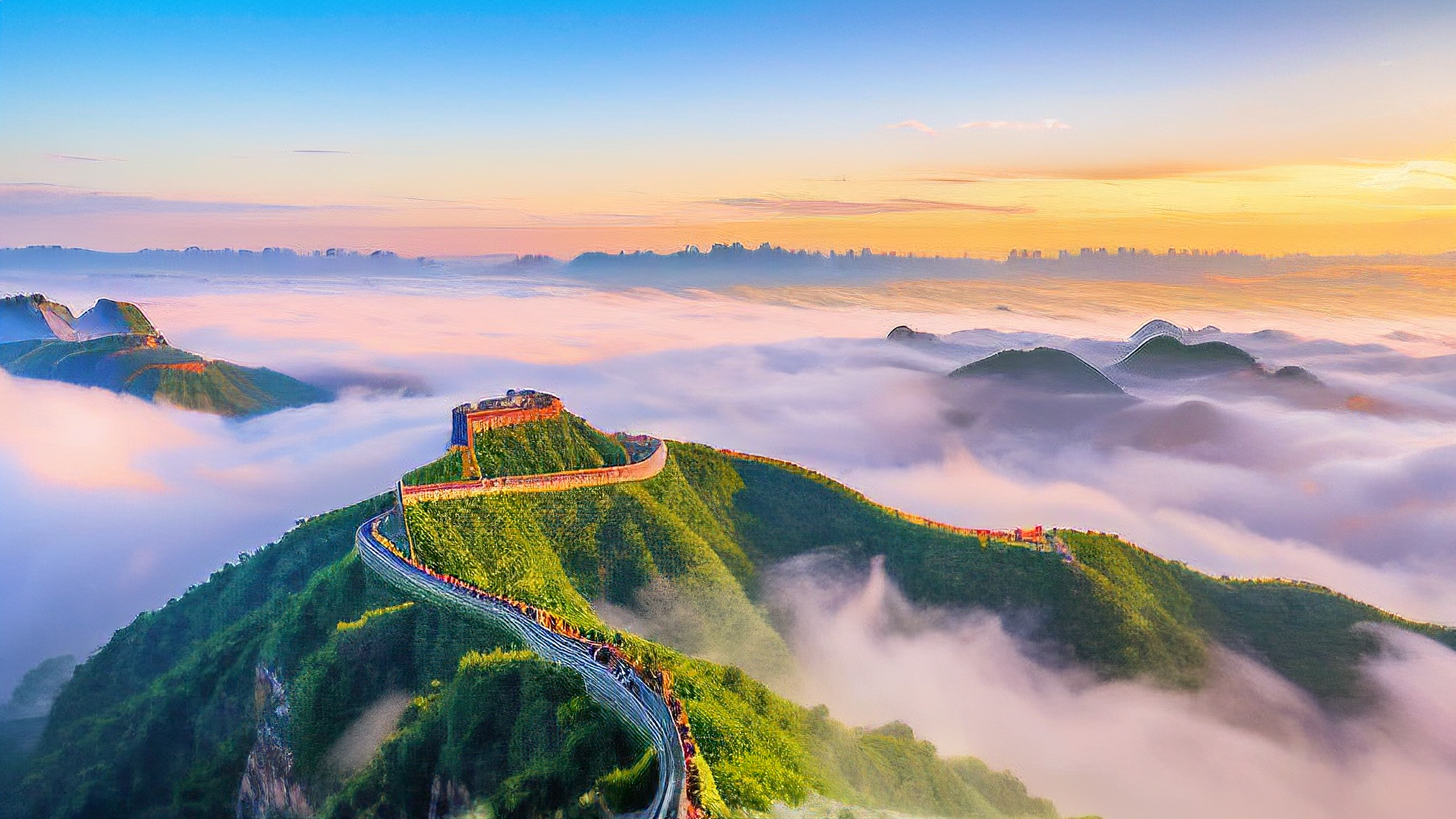 Huangshan mountain clouds — China travel