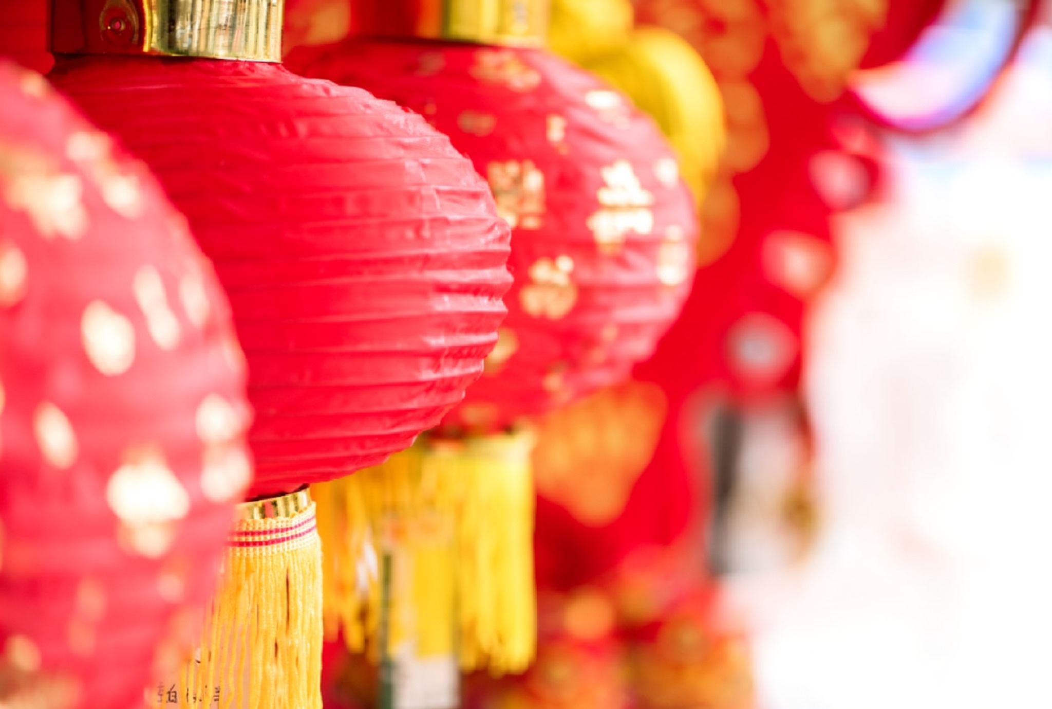 Red Chinese lanterns